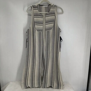 BCBGeneration Women’s Bohemian Lace-Up Vest Size Medium
